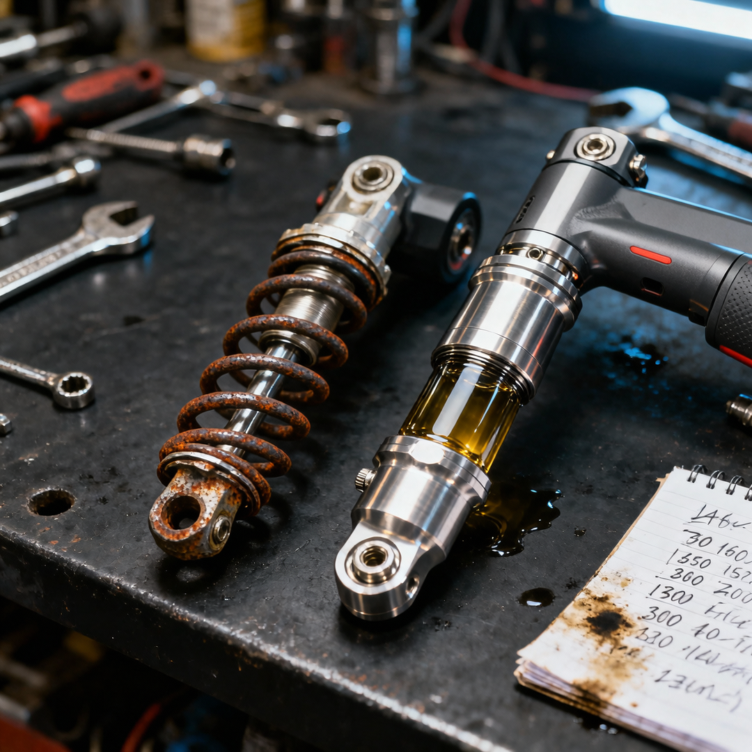 Hydraulic vs Spring Suspension: Why Your E-Scooter’s Ride Quality Isn’t Just About “Bounce”