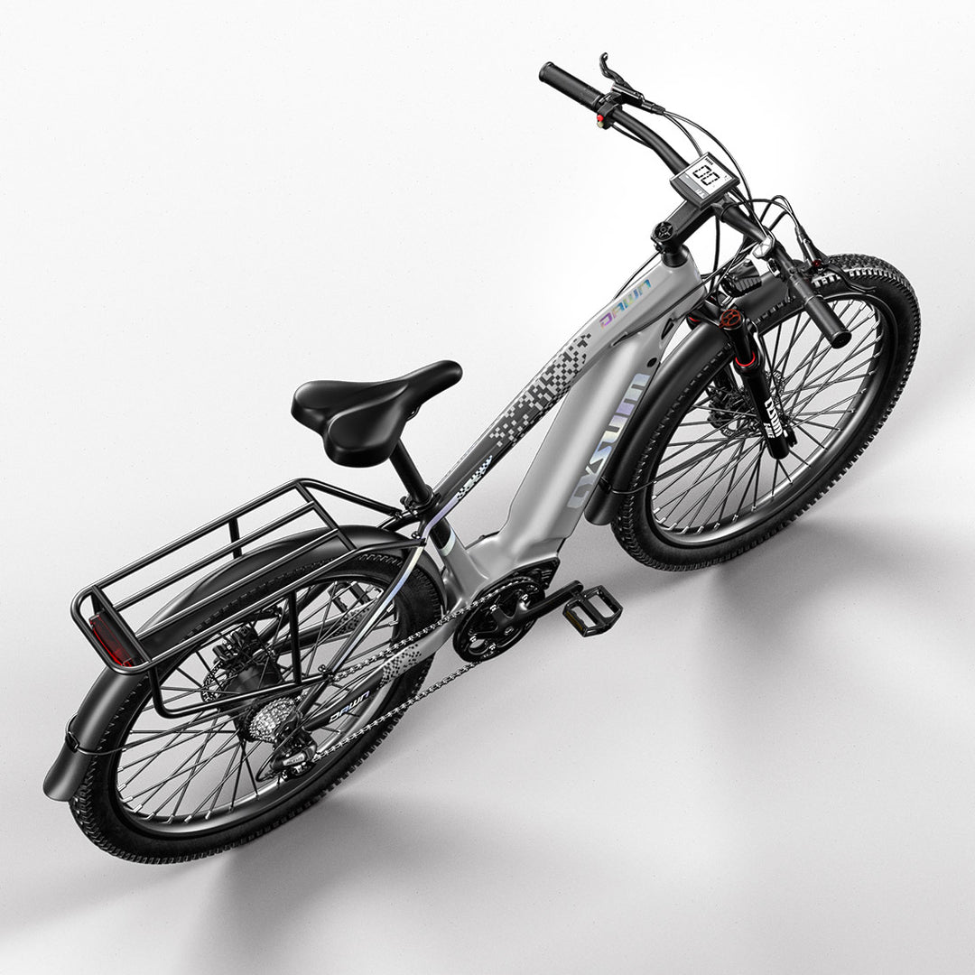 CYSUM Speedy Electric Mountain Bike 27.5''/ 29''Wheel, 48V 14Ah Removable Battery, 7-Speed, LCD Display