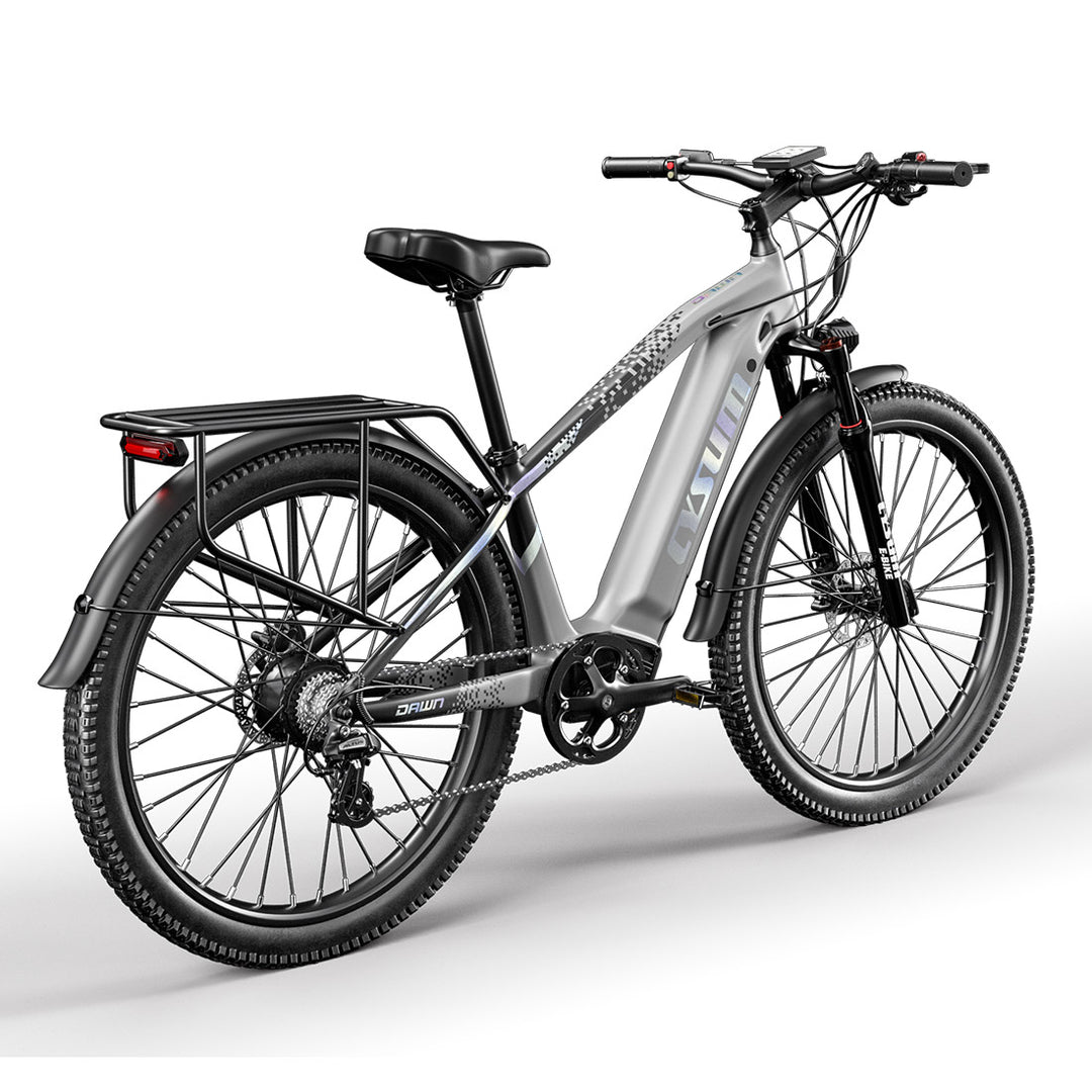 CYSUM Speedy Electric Mountain Bike 27.5''/ 29''Wheel, 48V 14Ah Removable Battery, 7-Speed, LCD Display