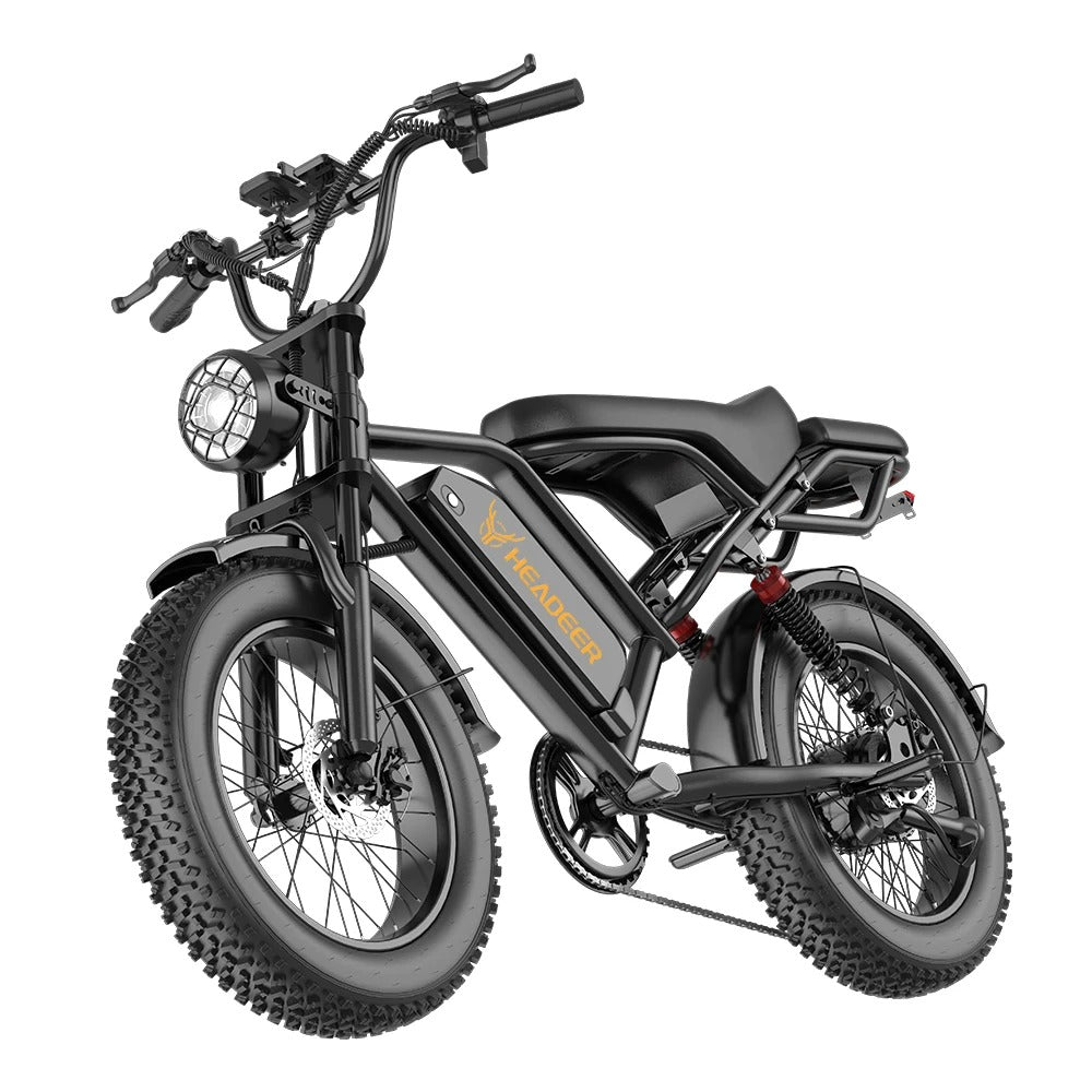 HEARDEER BK20 Electric Bike with 20-Inch Fat Tires, 48V 20Ah Battery, Comfortable E-Bike for Commuting and Outdoor Riding