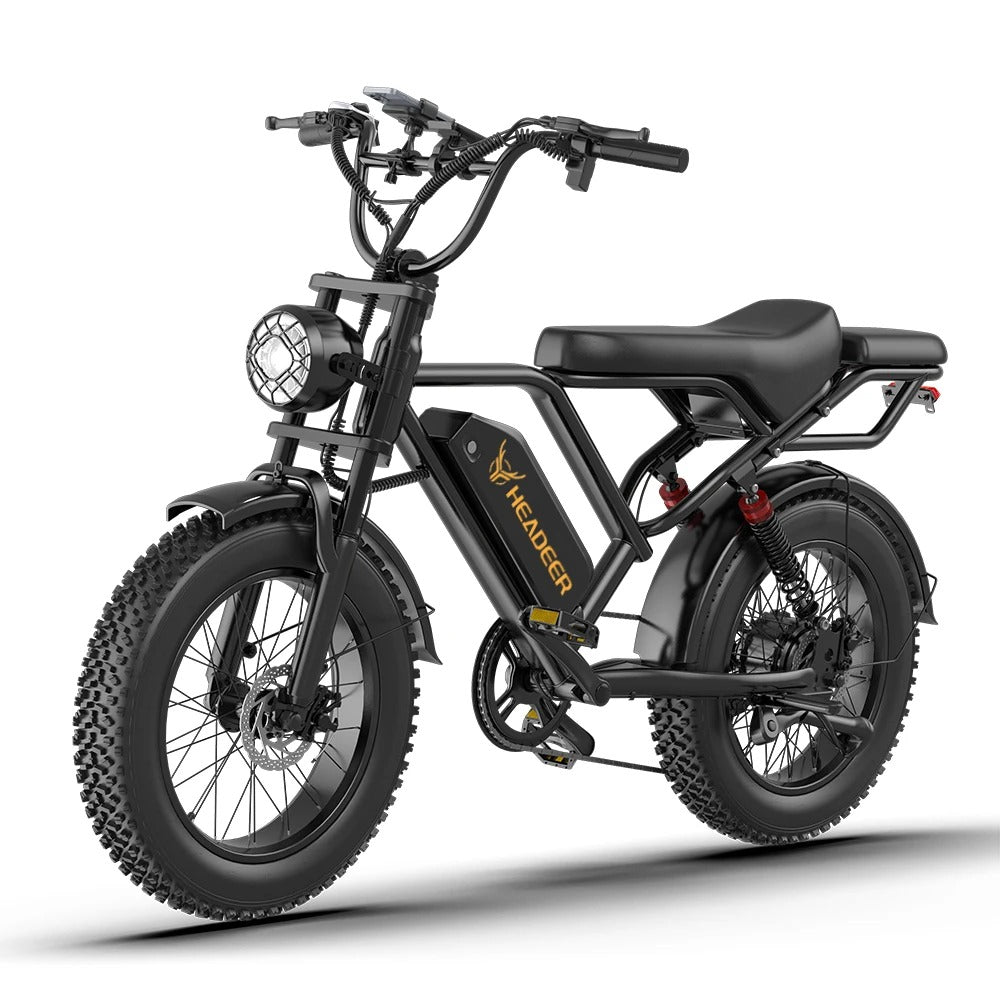 HEARDEER BK20 Electric Bike with 20-Inch Fat Tires, 48V 20Ah Battery, Comfortable E-Bike for Commuting and Outdoor Riding