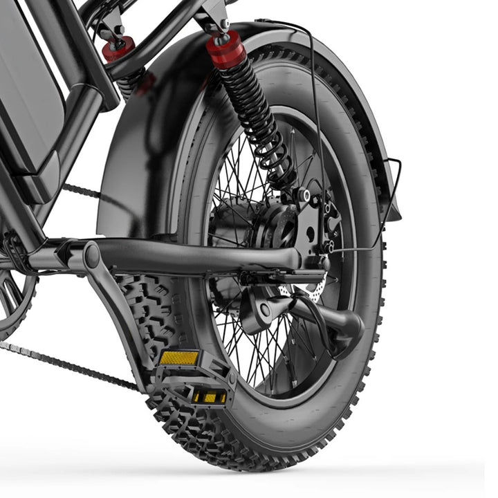 HEARDEER BK20 Electric Bike with 20-Inch Fat Tires, 48V 20Ah Battery, Comfortable E-Bike for Commuting and Outdoor Riding