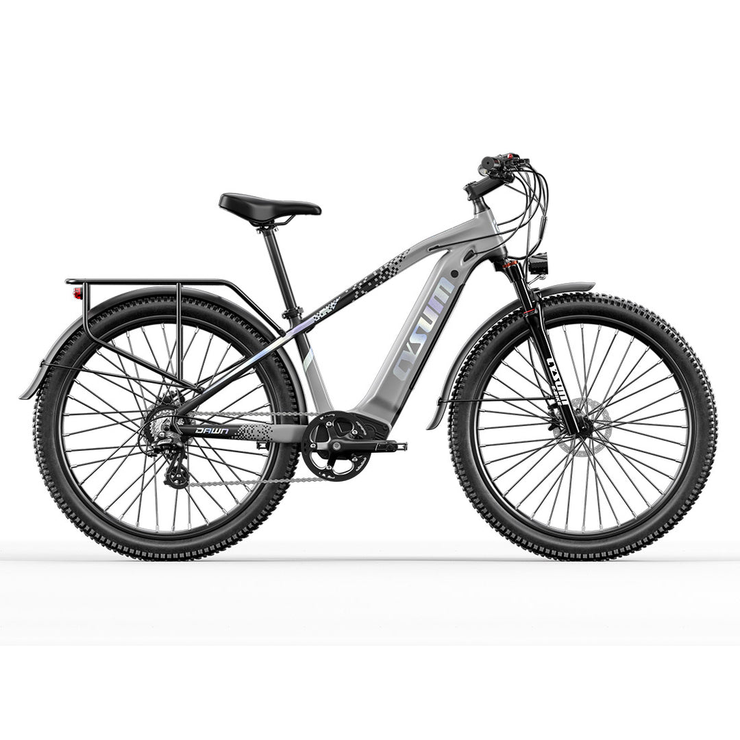 CYSUM Speedy Electric Mountain Bike 27.5''/ 29''Wheel, 48V 14Ah Removable Battery, 7-Speed, LCD Display