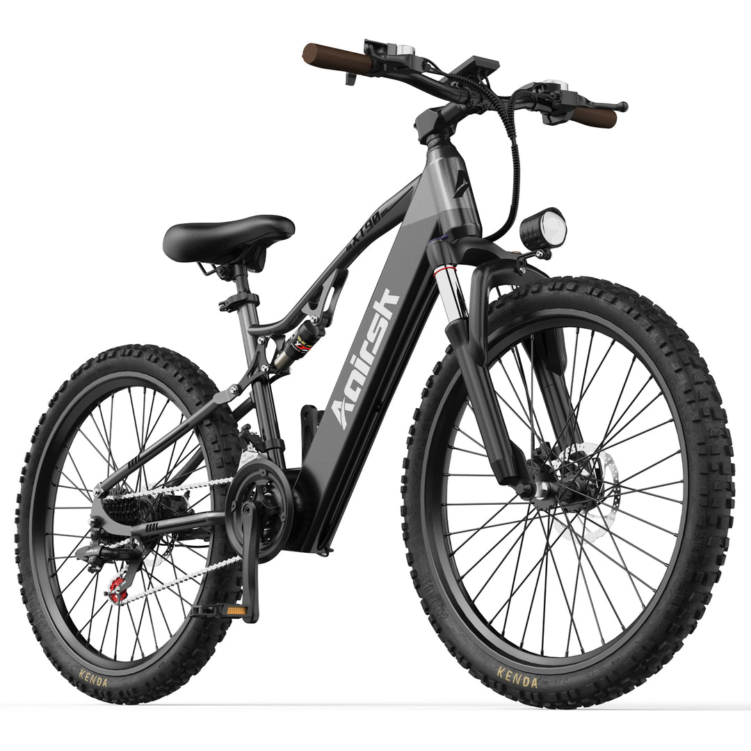 Aairsk XT90 26″Electric Bike with Full Suspension Peek 1500W Motor