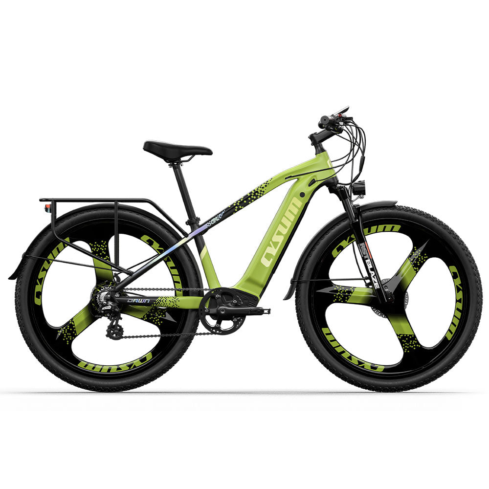 CYSUM Speedy Electric Mountain Bike 27.5''/ 29''Wheel, 48V 14Ah Removable Battery, 7-Speed, LCD Display
