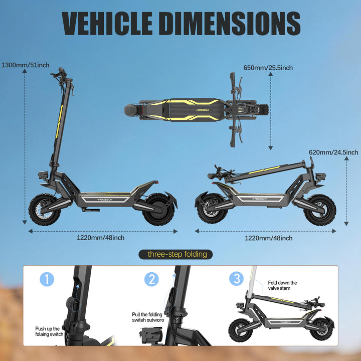 FREEBOY   J2   MAX   Electric   Scooter