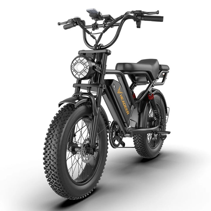 HEARDEER BK20 Electric Bike with 20-Inch Fat Tires, 48V 20Ah Battery, Comfortable E-Bike for Commuting and Outdoor Riding