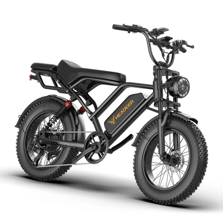 HEARDEER BK20 Electric Bike with 20-Inch Fat Tires, 48V 20Ah Battery, Comfortable E-Bike for Commuting and Outdoor Riding